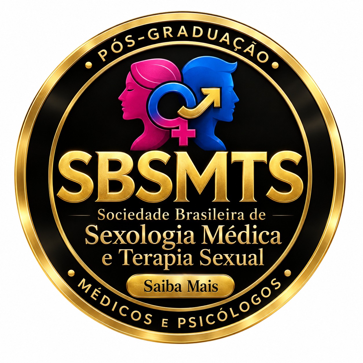 Selo oficial da Sociedade Brasileira de Sexologia Médica e Terapia Sexual — Pós-Graduação para médicos e psicólogos